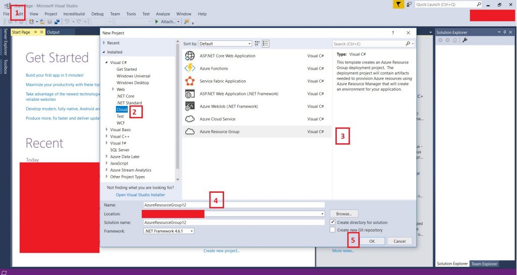 ARM template to deploy storage account