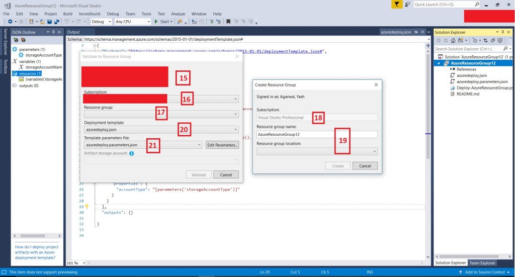 Microsoft Azure Storage setup via Azure ARM Template A step by step