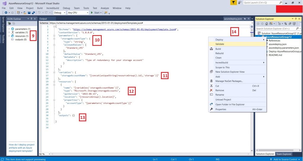 Microsoft Azure Storage setup via Azure ARM Template A step by step